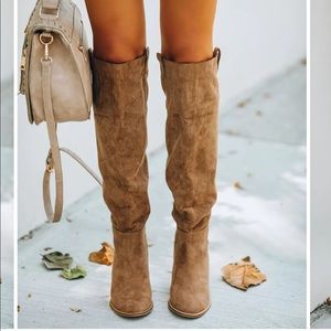 Vici Saint Boot, Camel, size 7